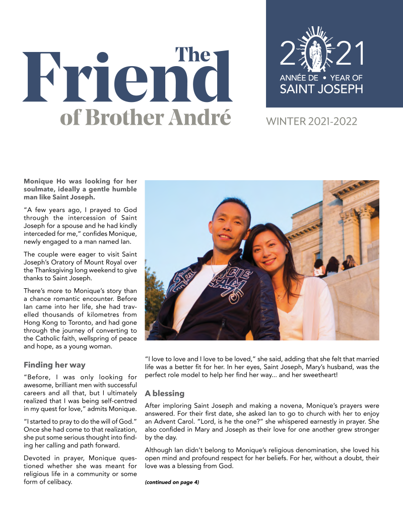 The Friend of Brother André Winter 2021-2022
